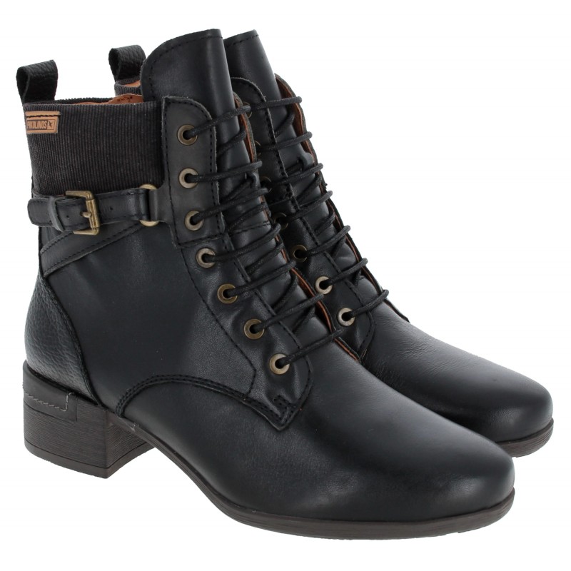 Pikolinos Malaga W6W 8953C1 boots in black leather